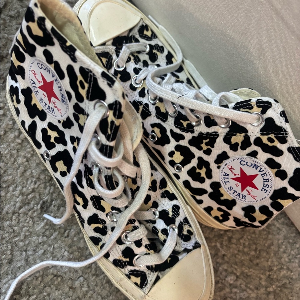 Leopard Print Converse - Picture 4 of 5